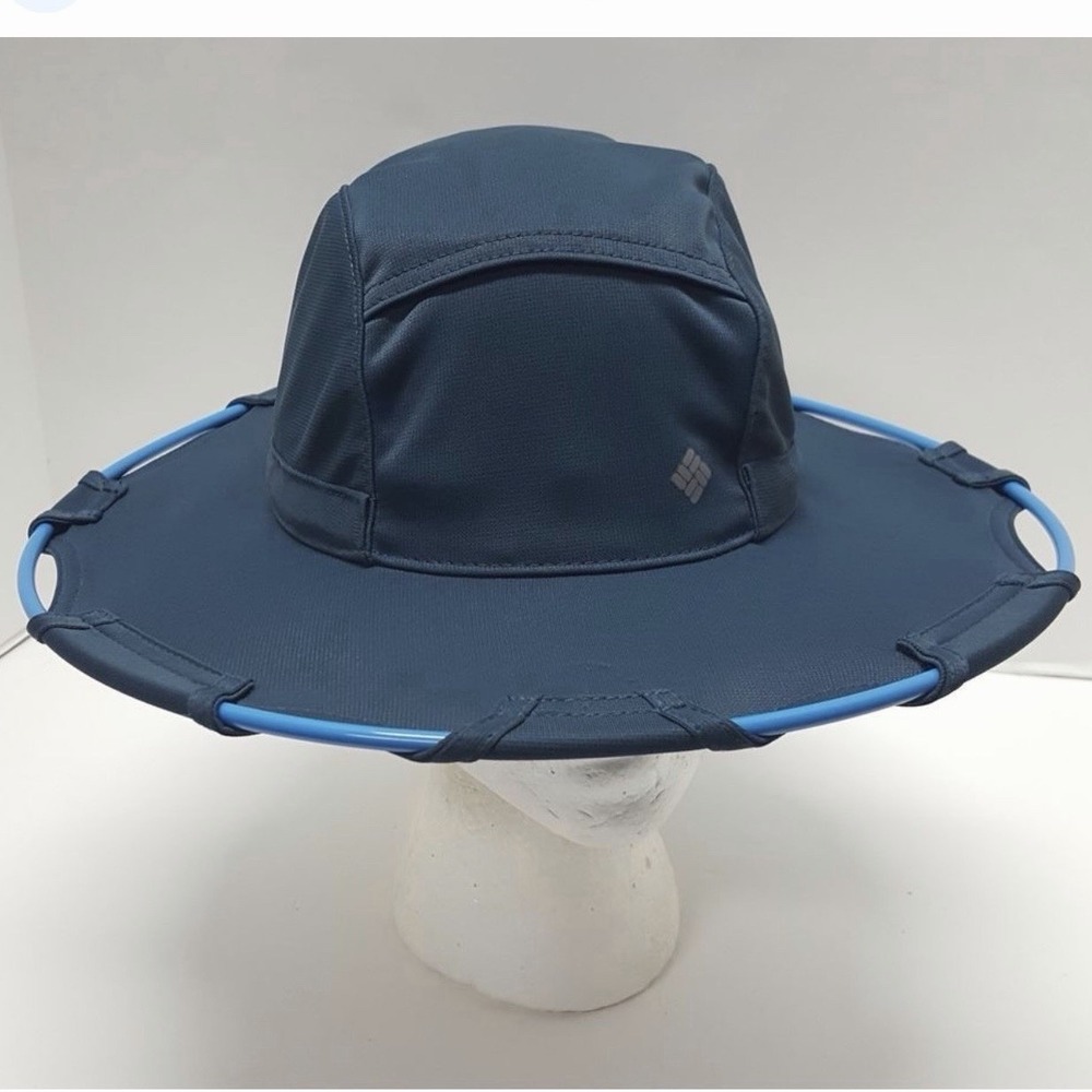 Columbia Omni Freeze Bookie Hat Blue Omni Freeze Floating Navy Blue‎ NWOT